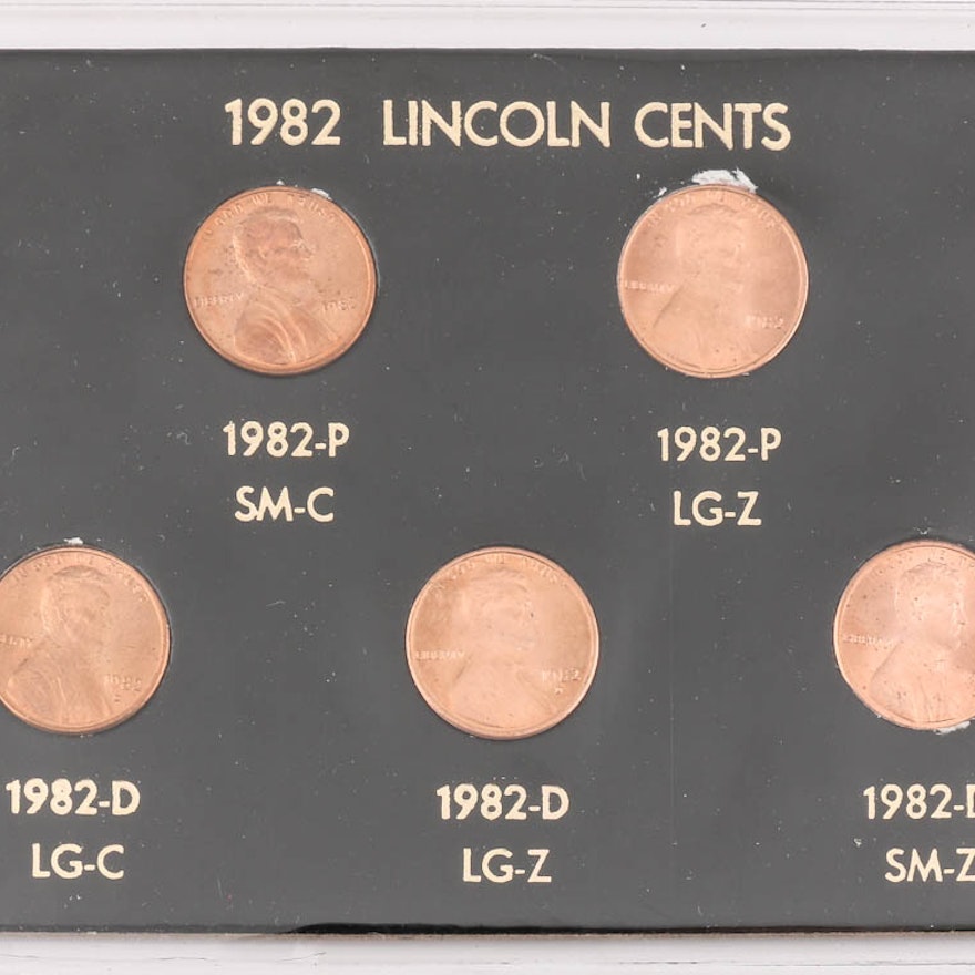 1982 Lincoln Cents Collection