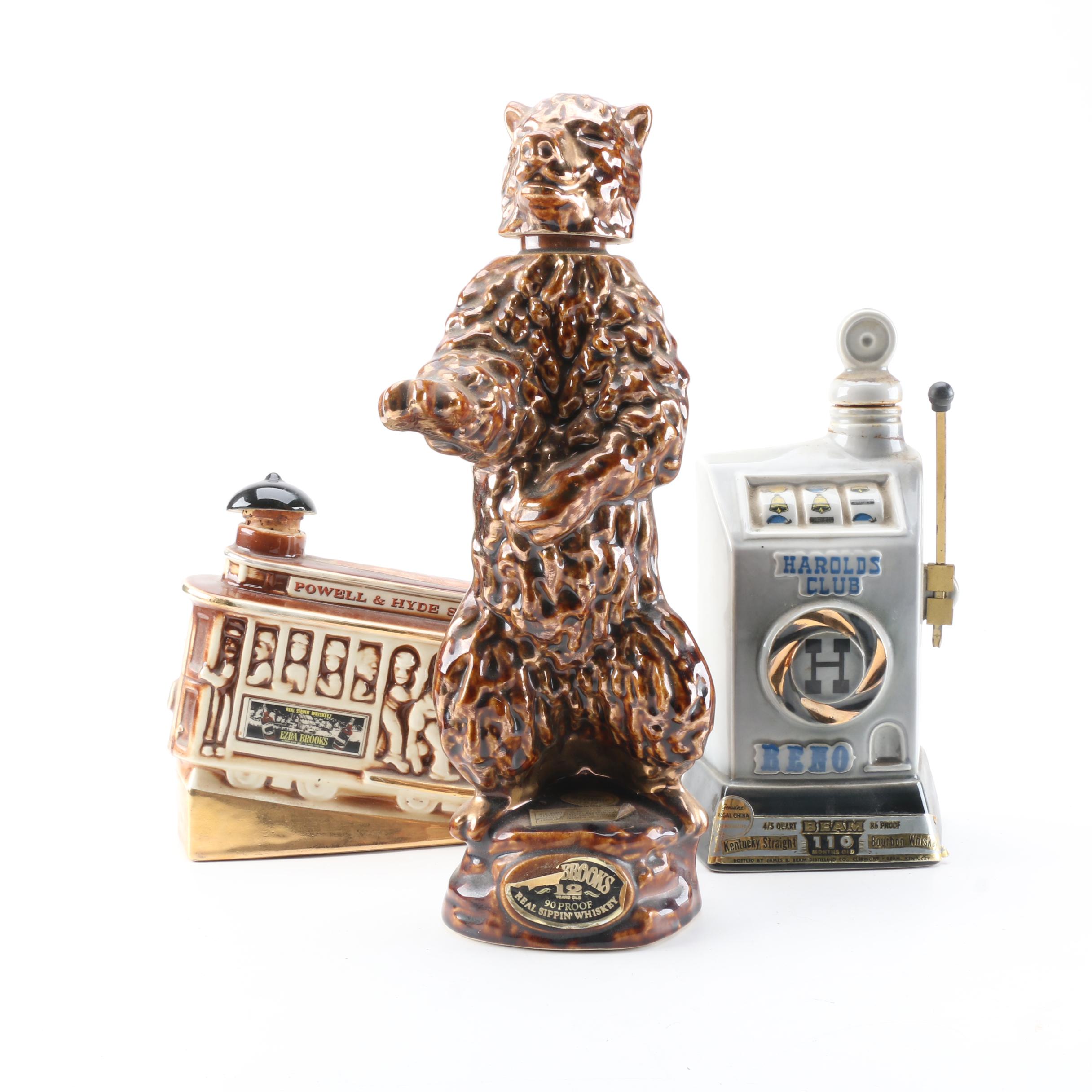 Vintage Ceramic Liquor Decanters