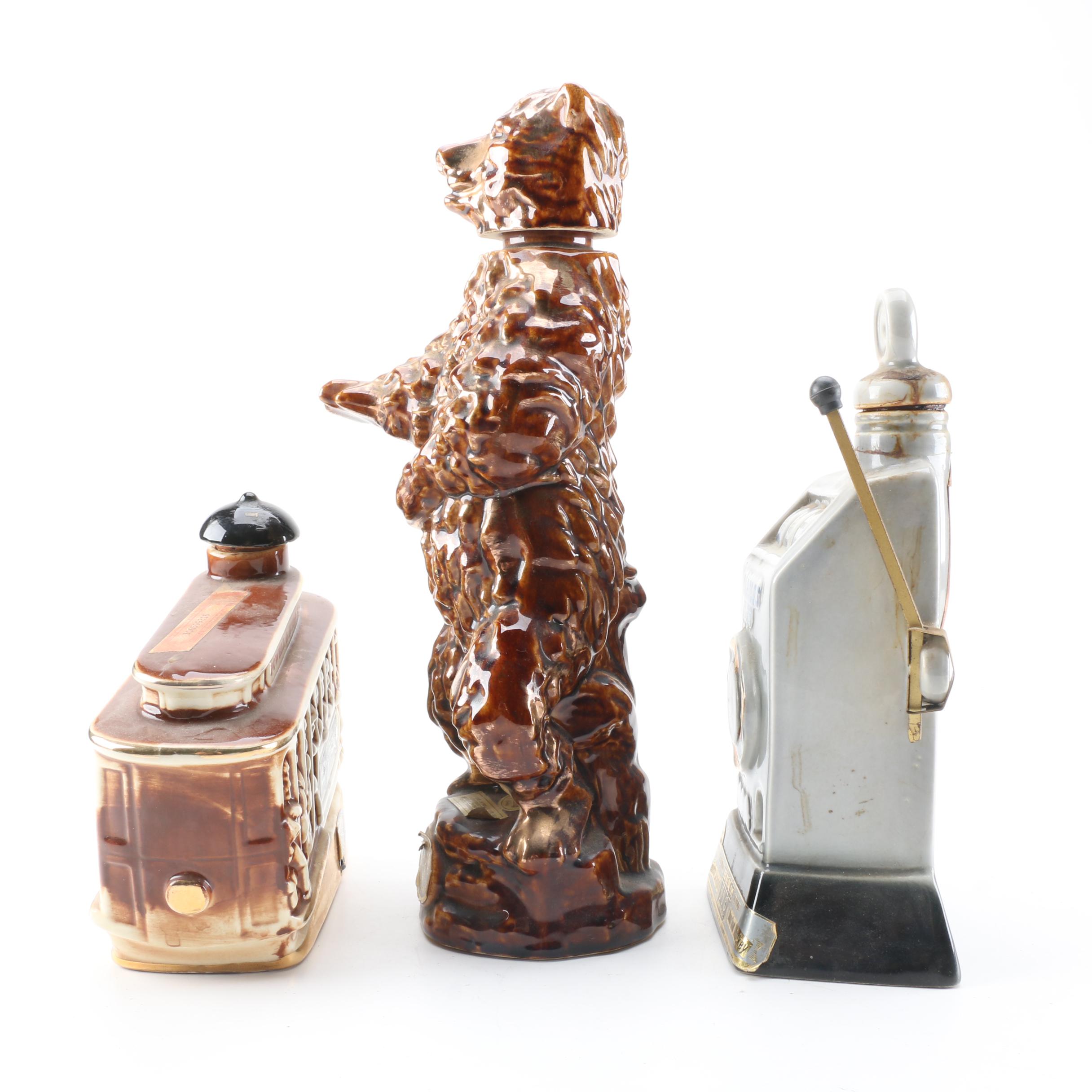 Vintage Ceramic Liquor Decanters