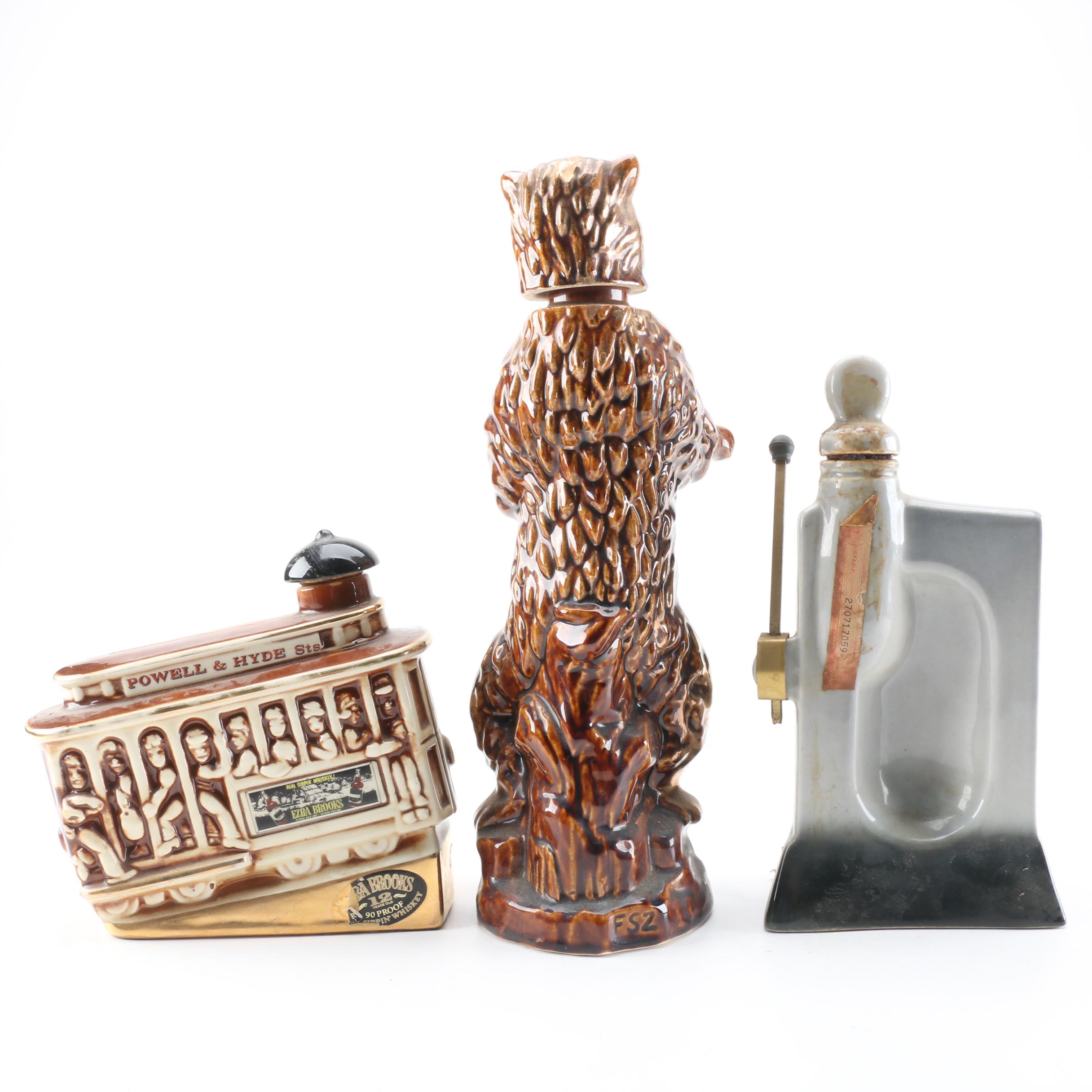 Vintage Ceramic Liquor Decanters