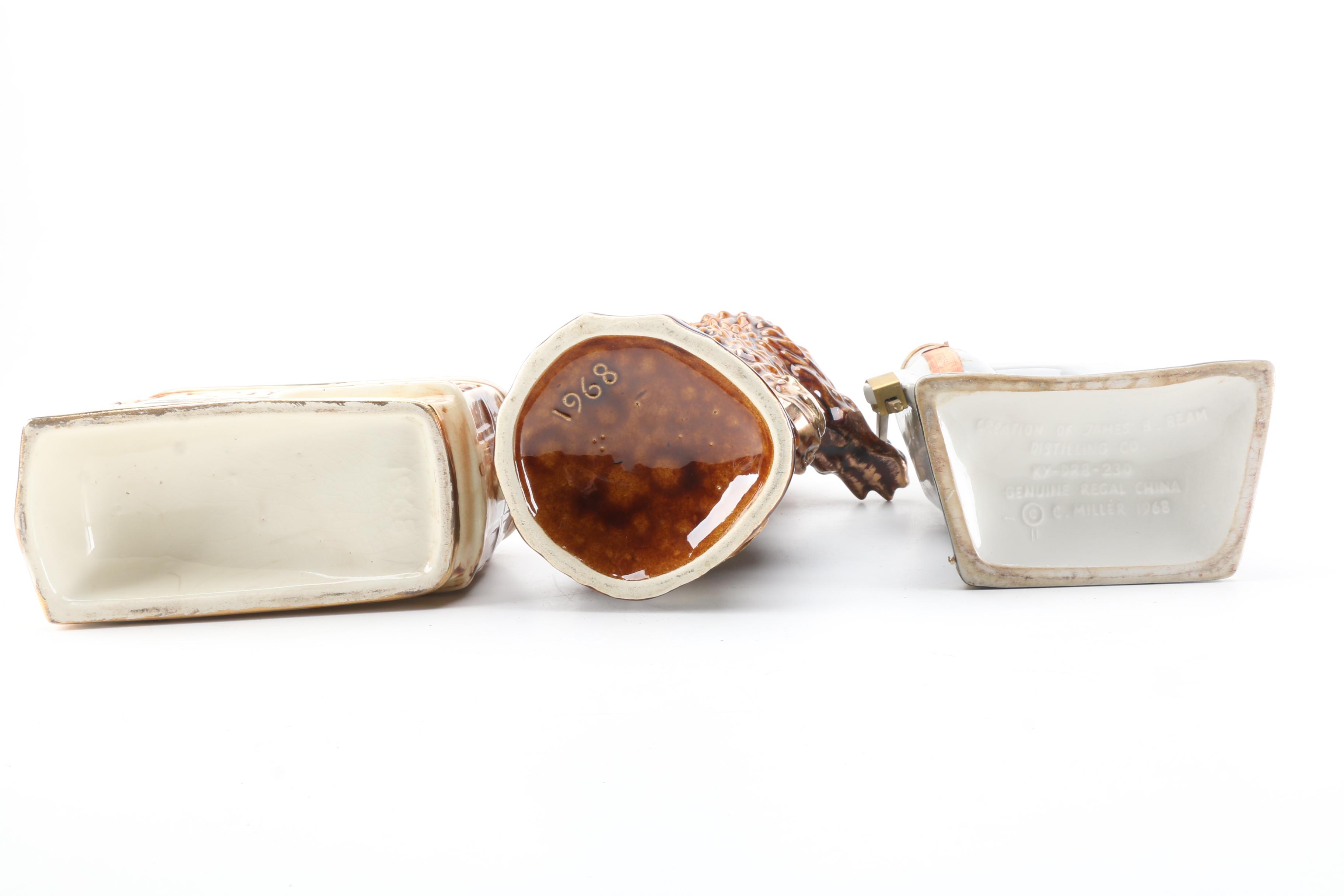 Vintage Ceramic Liquor Decanters