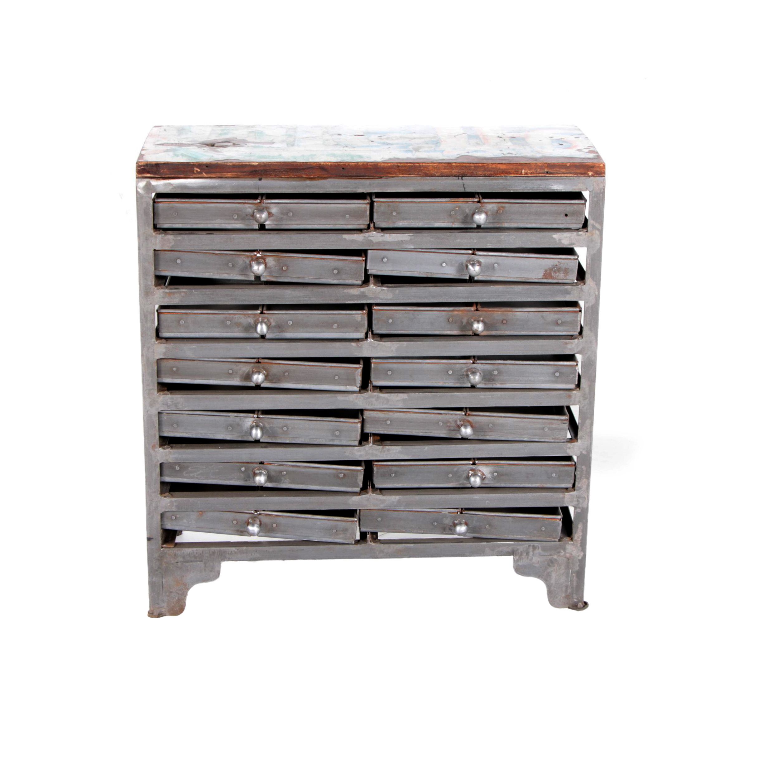 Metal Tray Cabinet
