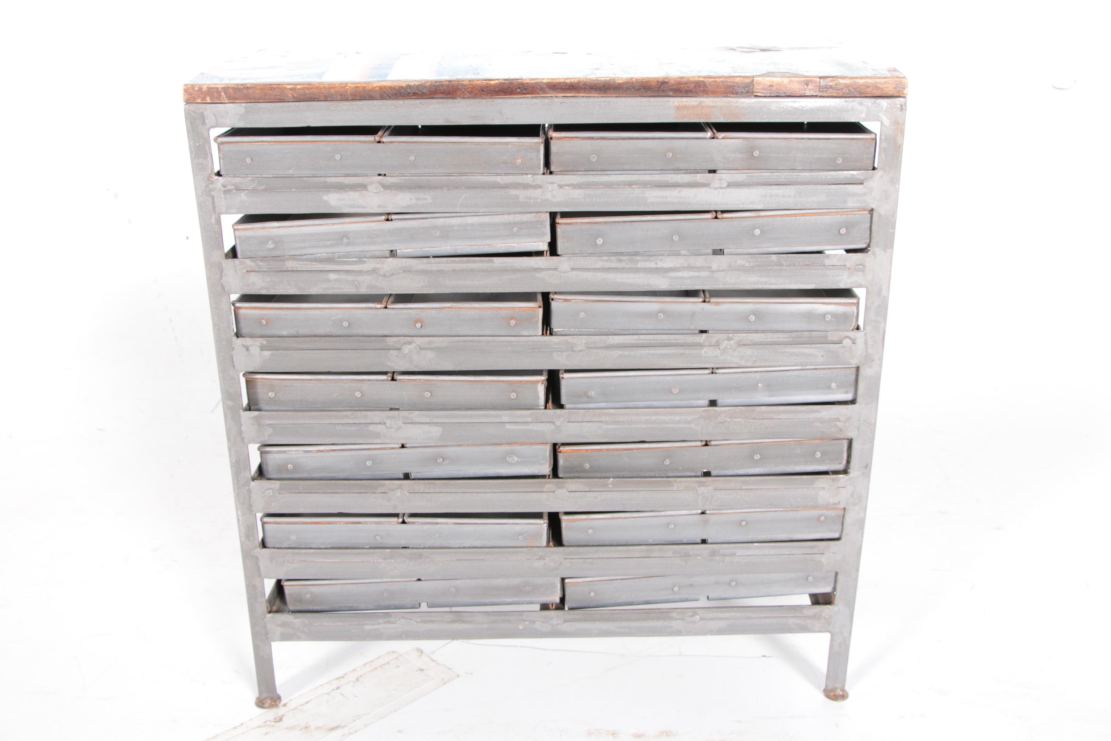 Metal Tray Cabinet