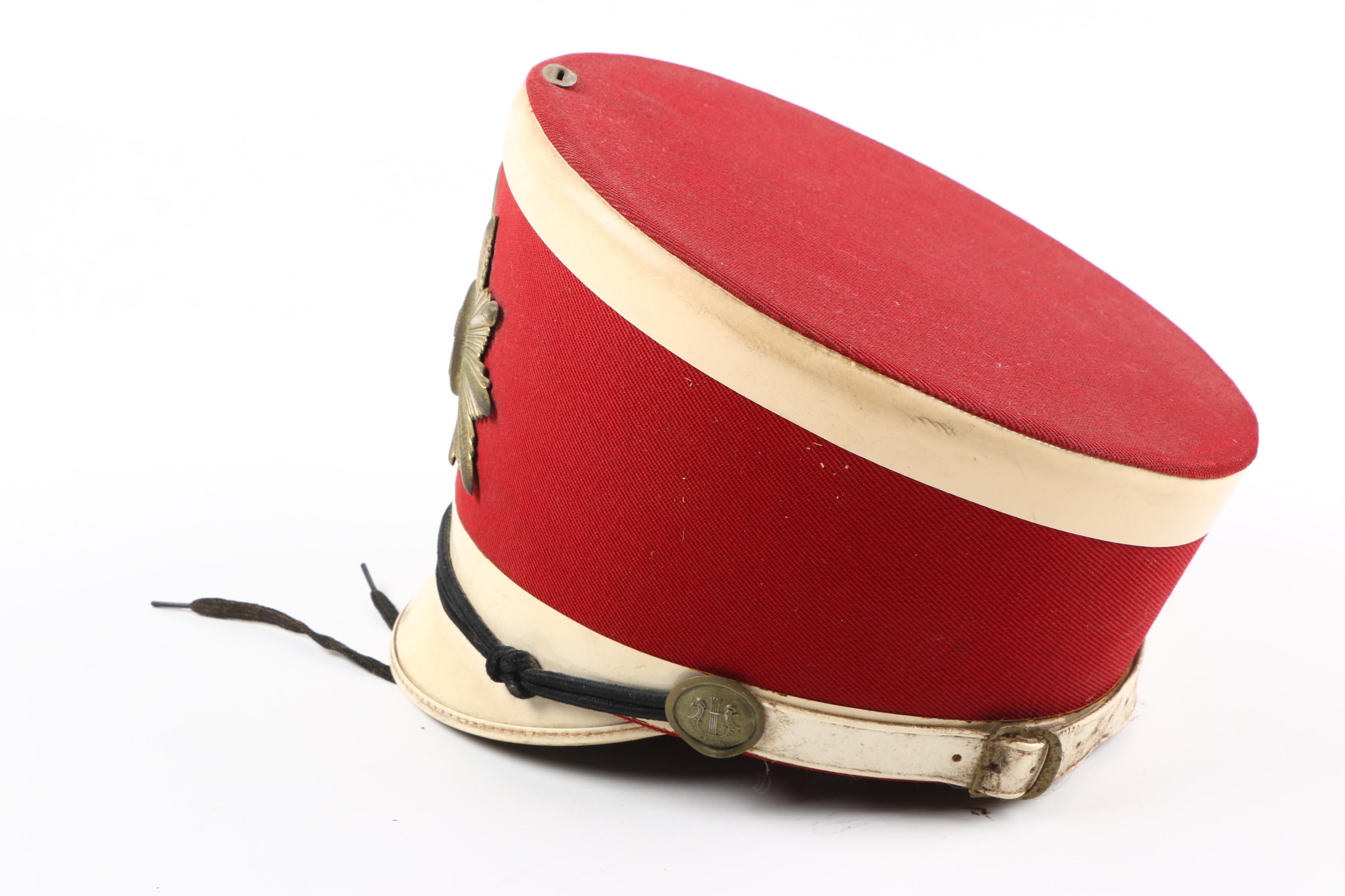 Vintage Marching Band Shako Hat