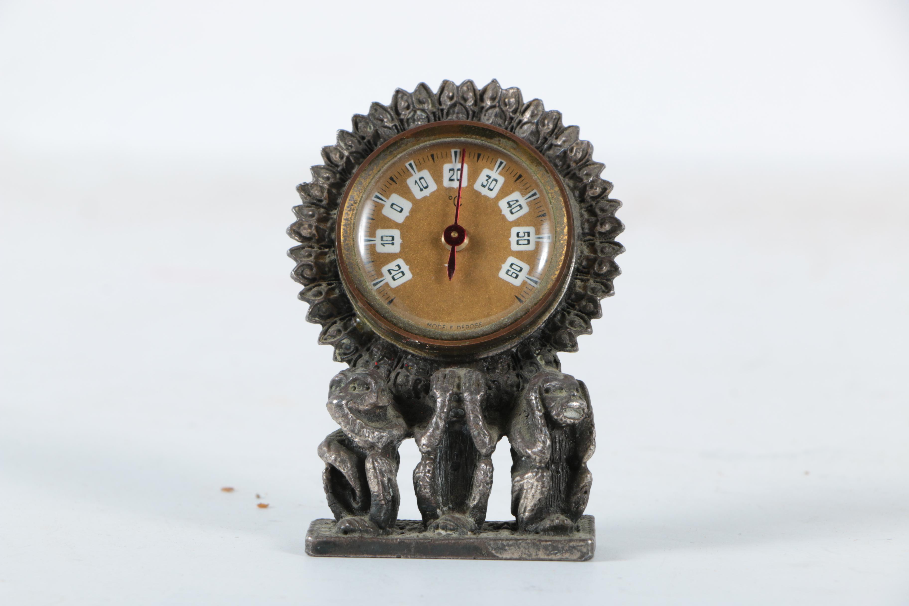 Vintage "Three Wise Monkeys" Motif Objects and Ephemera