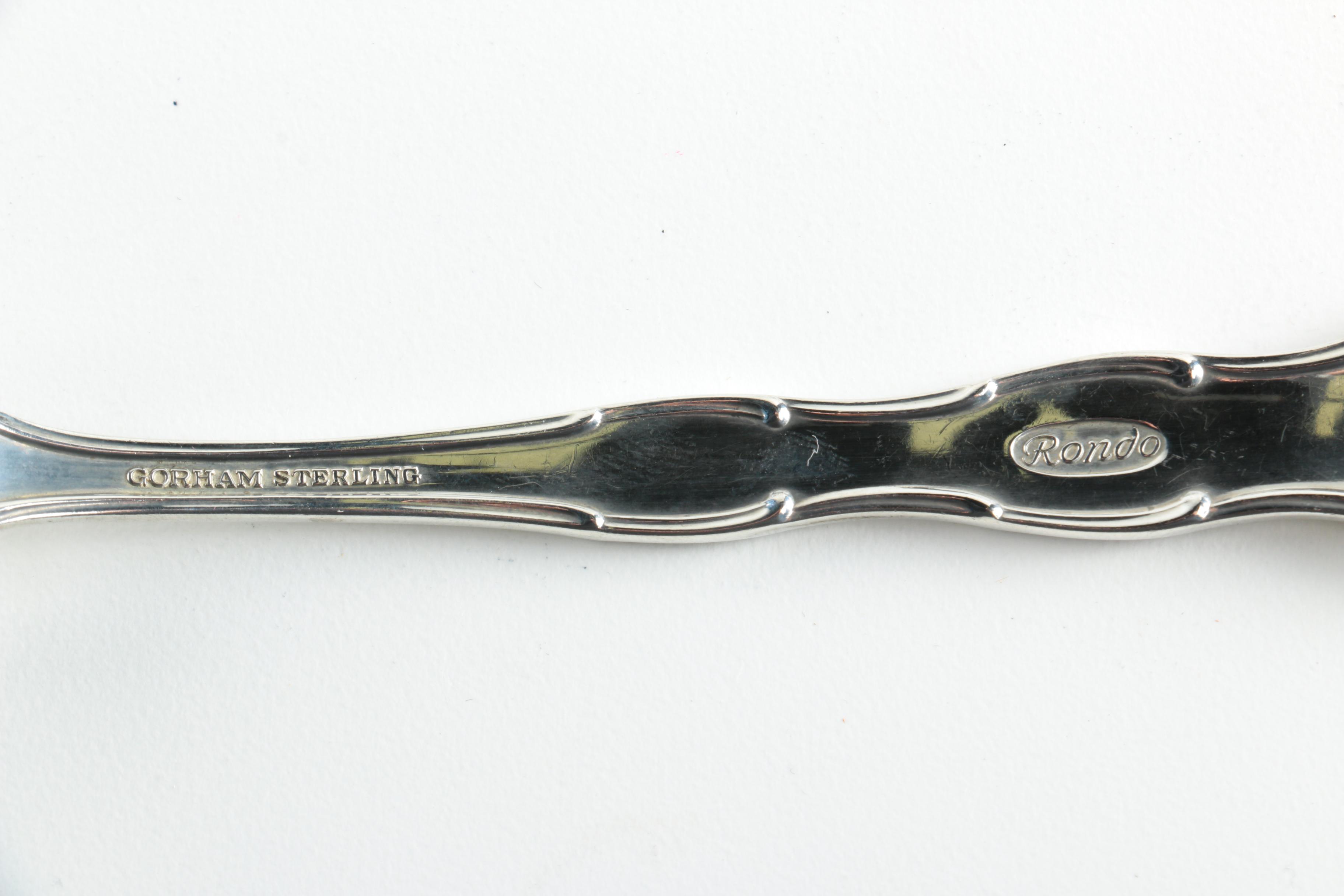 Gorham "Rondo" Sterling Silver Flatware Set