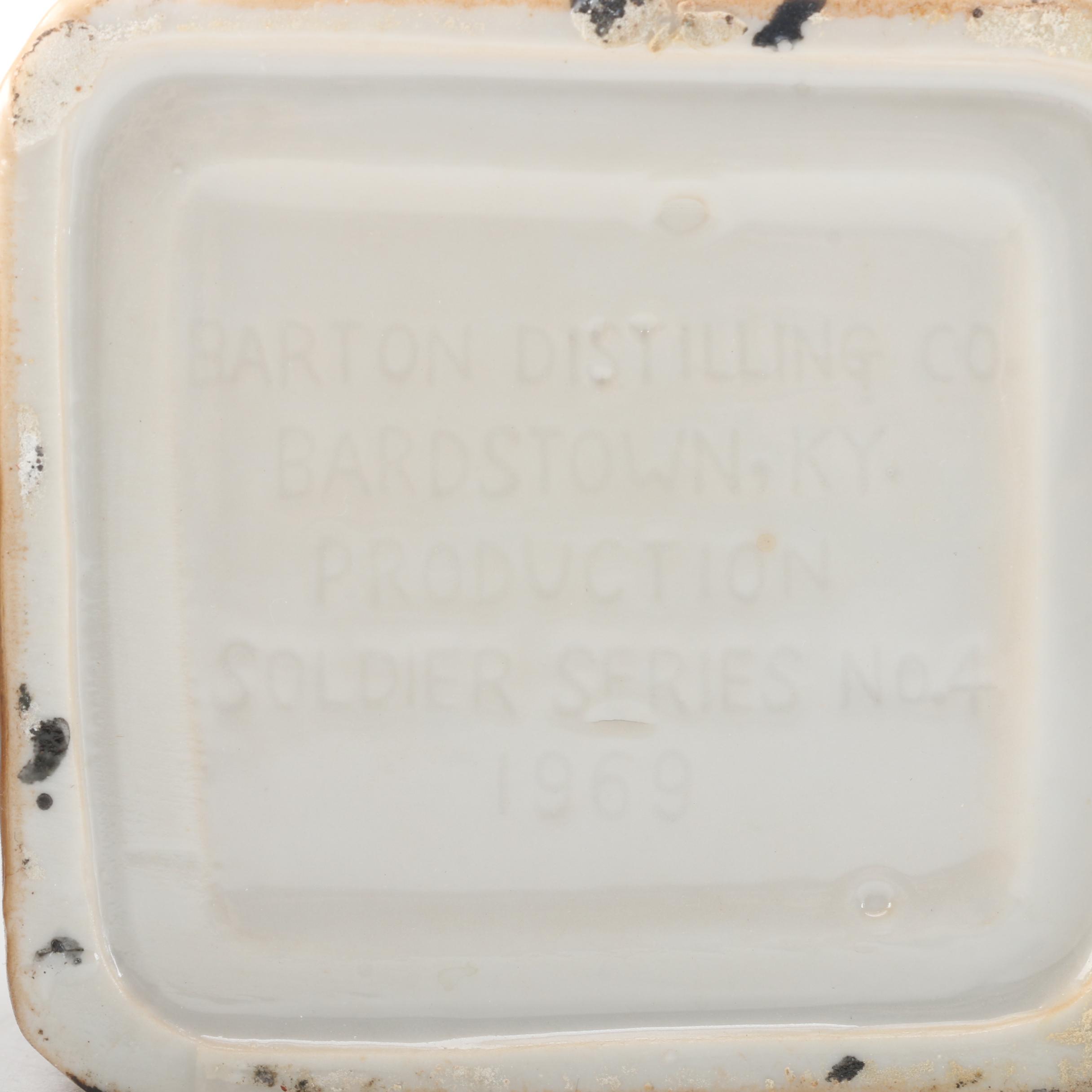 Vintage Military Liquor Decanters from Kentucky Gentleman and McCormick