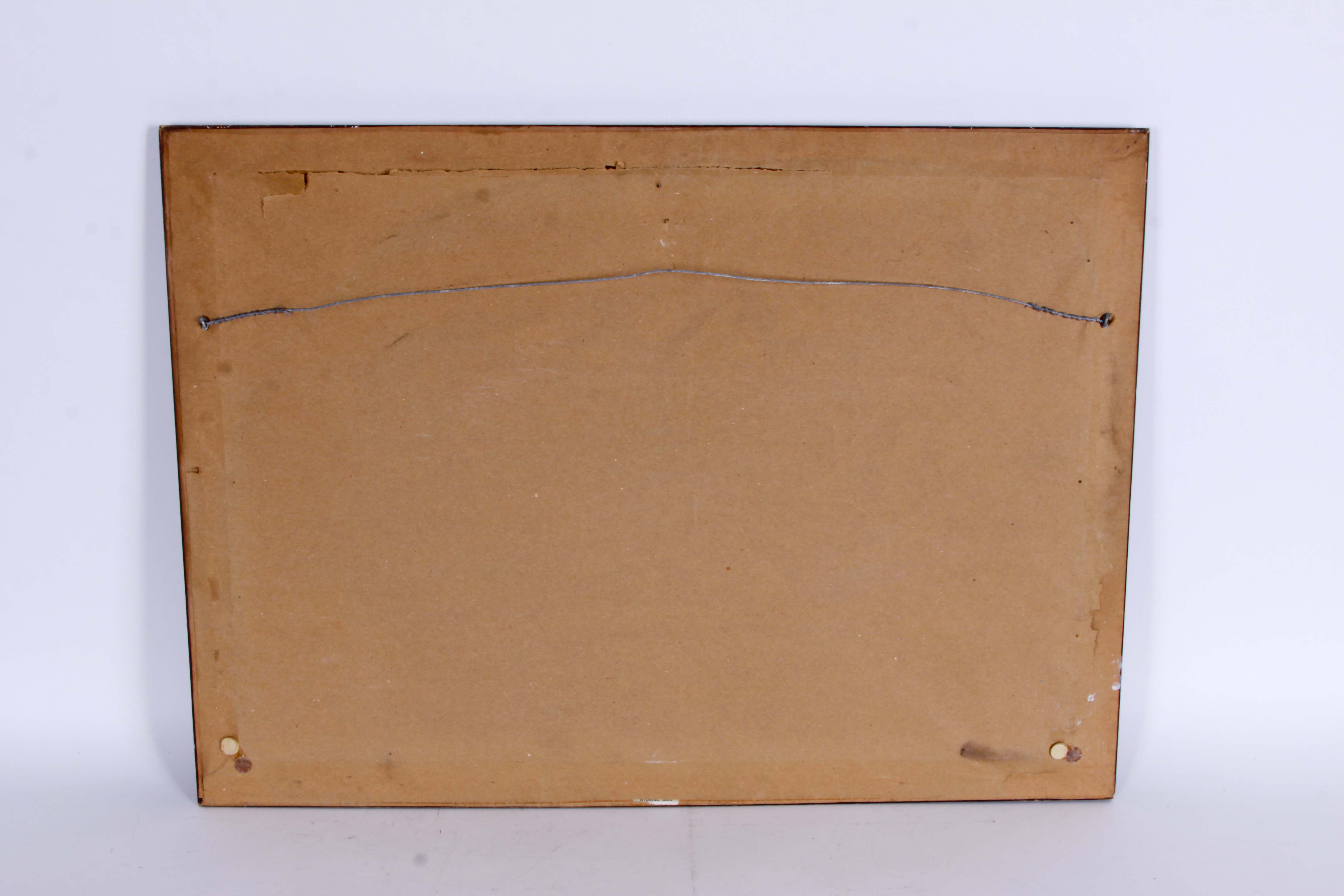 Vintage Framed Lithograph