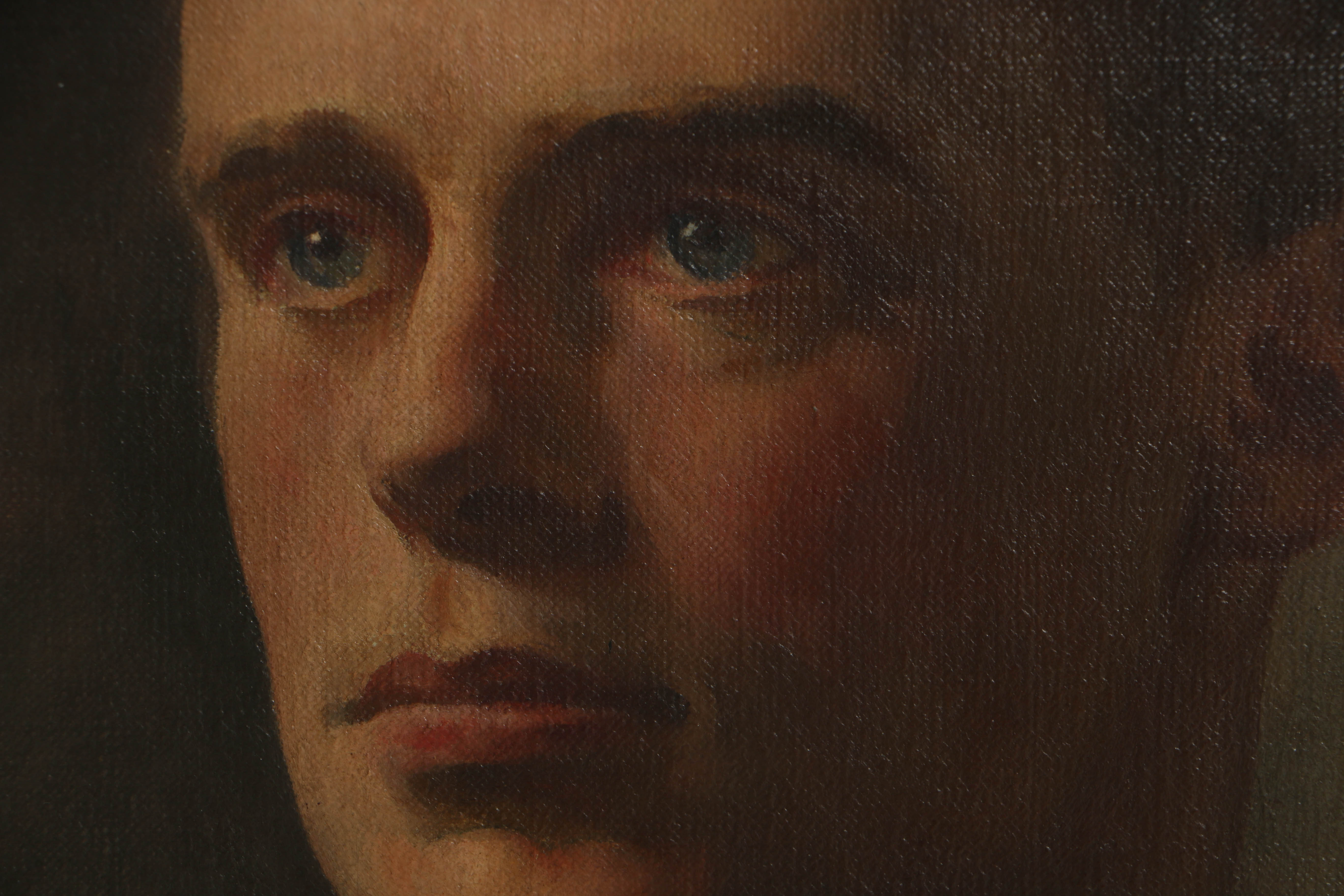 Joseph DeCamp Oil Painting on Canvas "Portrait of William Gilbert"