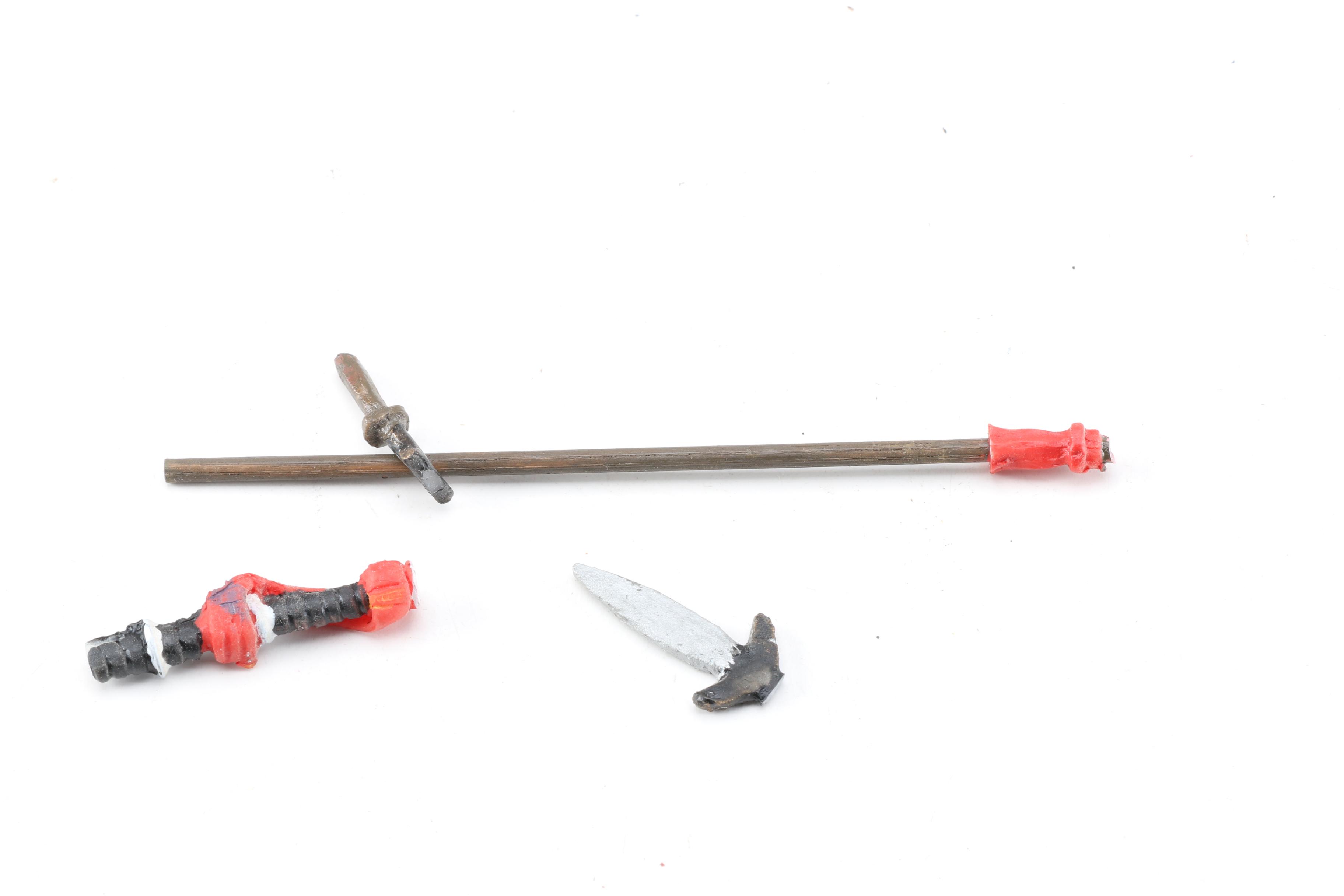 British Military Figurines Including Bagpipers and Beefeaters