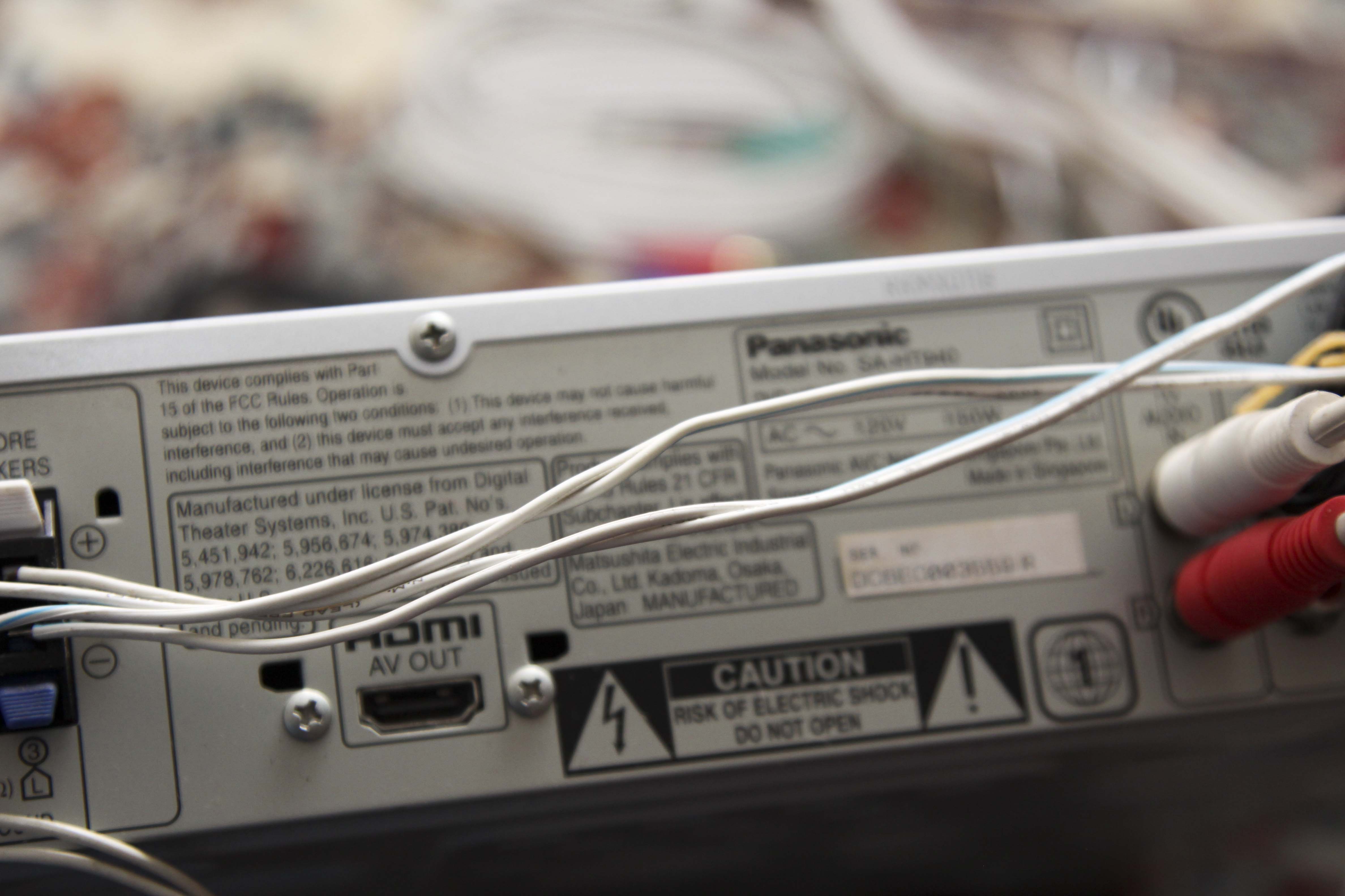 Panasonic Viera Plasma Television and Theatre System