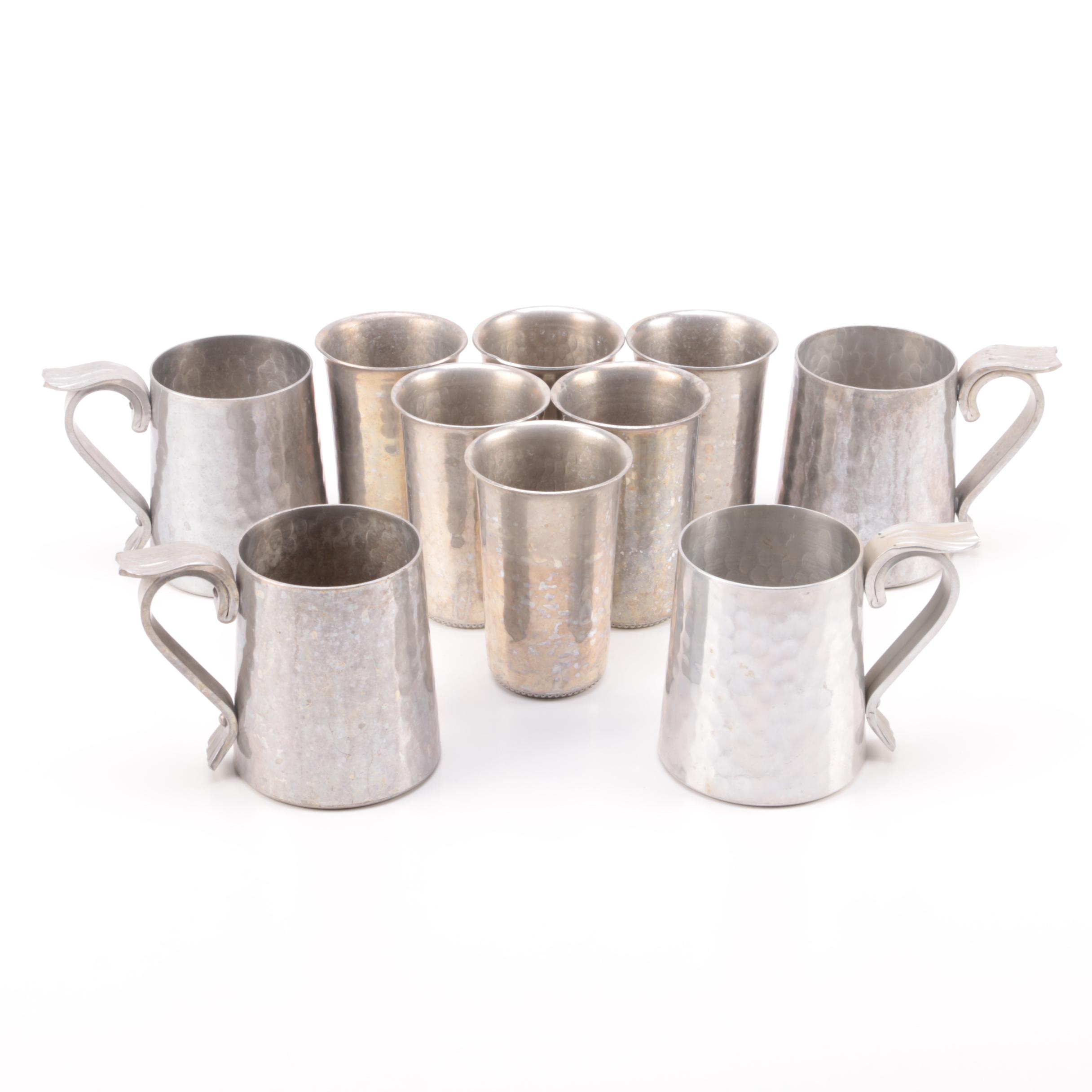 Vintage BW Buenilum Hand Hammered Aluminum Drinkware