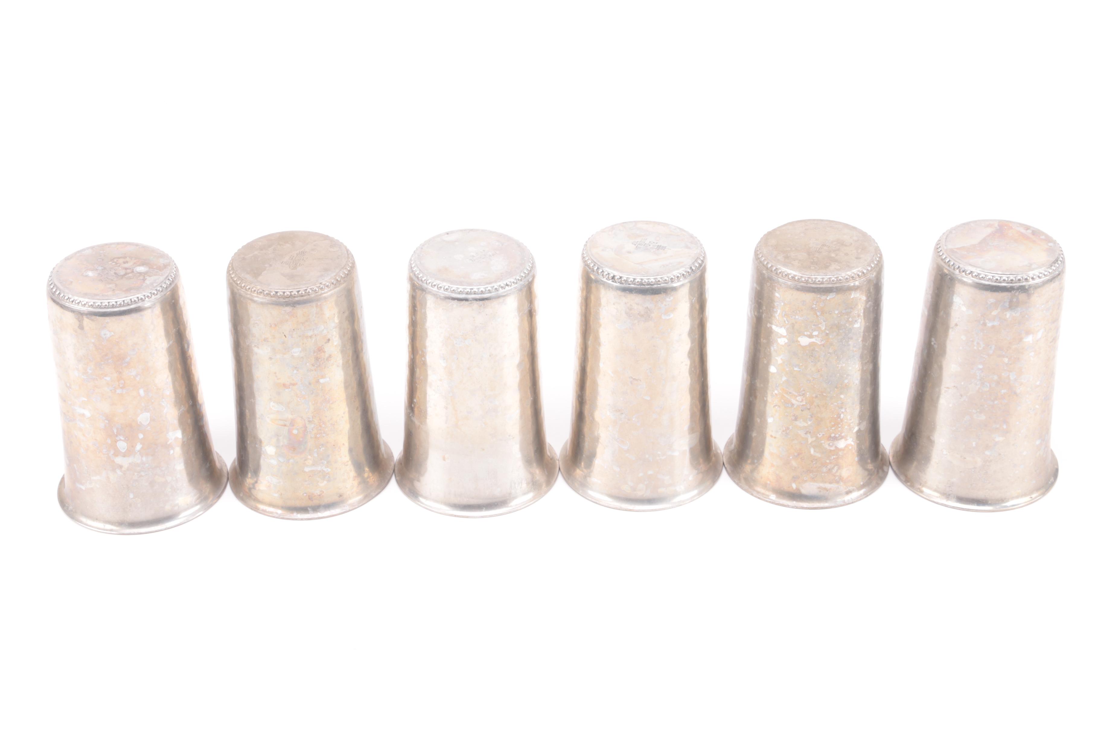 Vintage BW Buenilum Hand Hammered Aluminum Drinkware