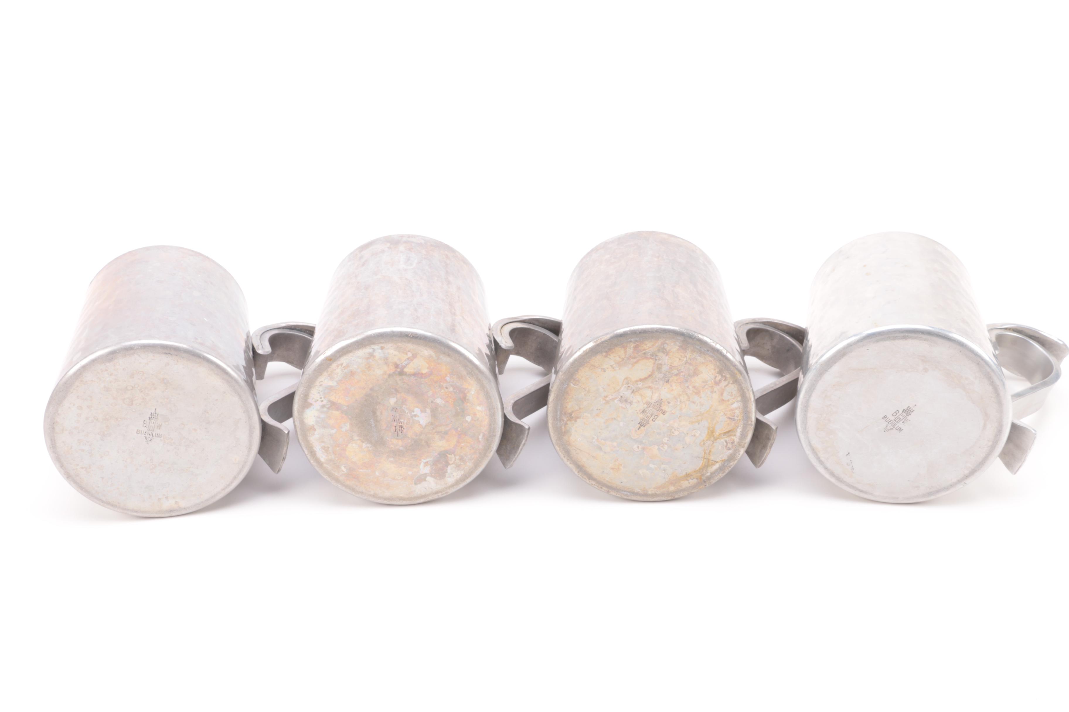 Vintage BW Buenilum Hand Hammered Aluminum Drinkware