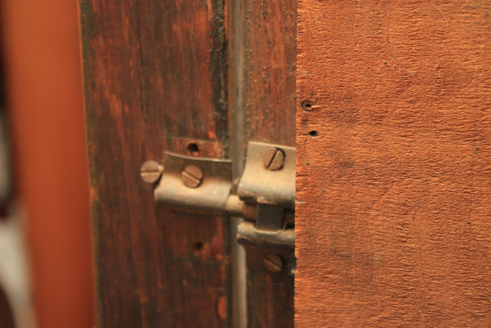 Antique Late Victorian Oak Dresser & Mirror