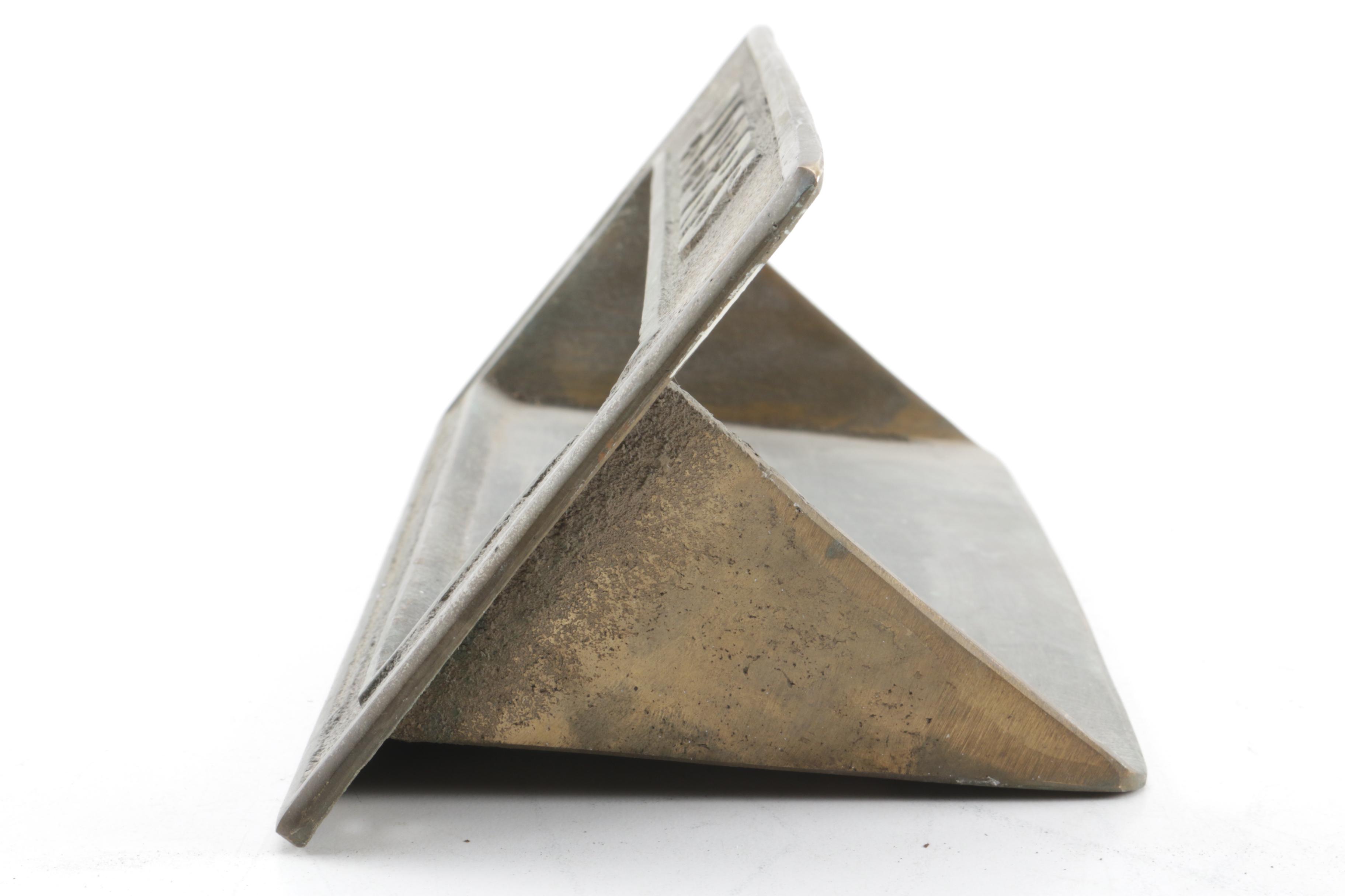 Metal "Papers" Door Slot