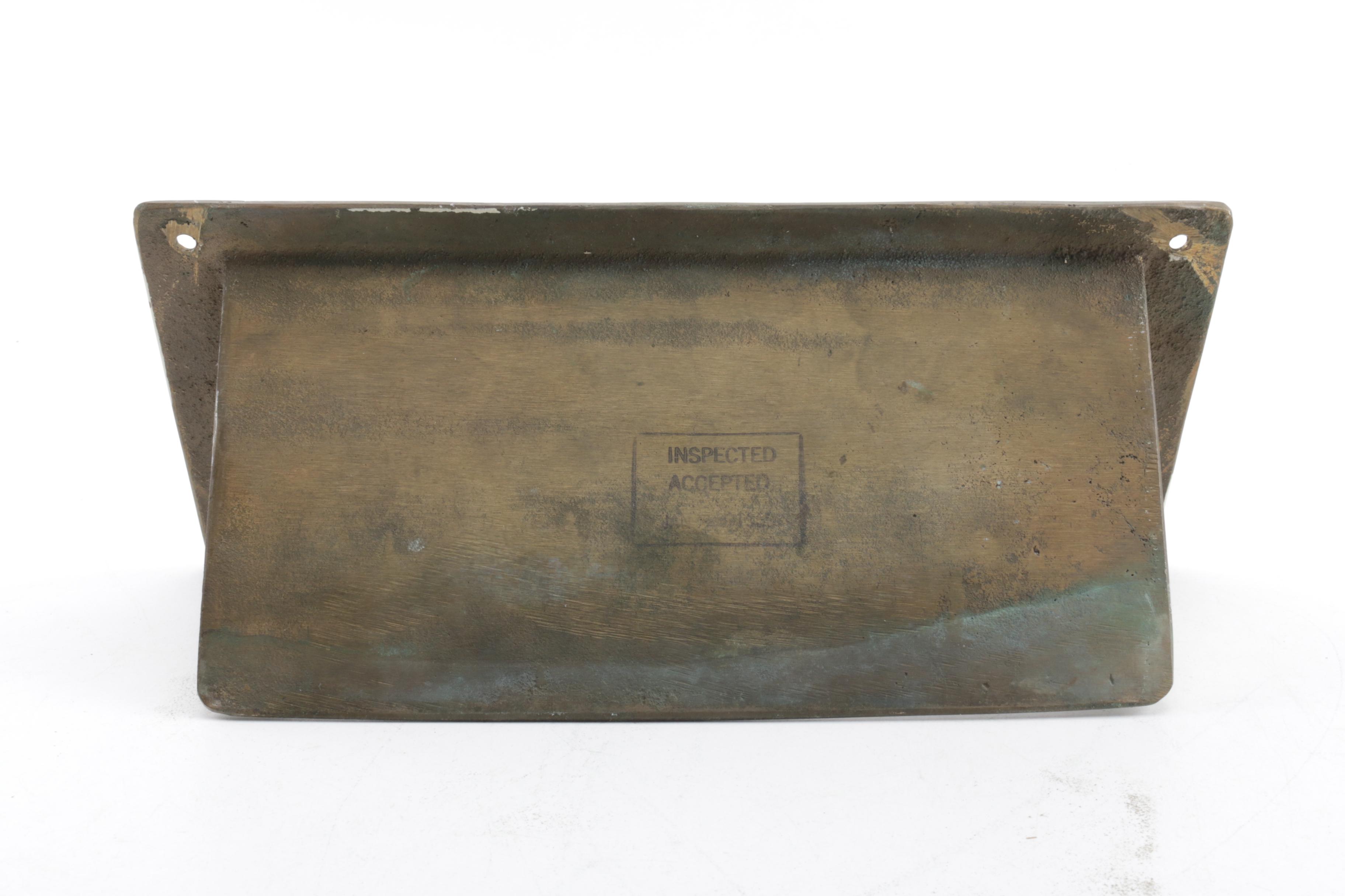 Metal "Papers" Door Slot