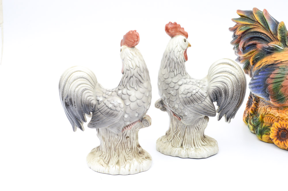 Decorative Chicken Figurines