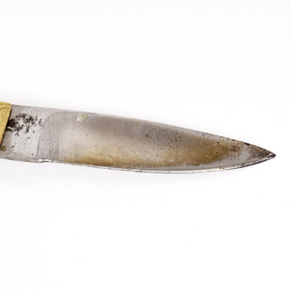 Vintage Gun-Shaped Pocket Knife