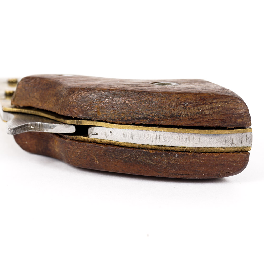 Vintage Gun-Shaped Pocket Knife