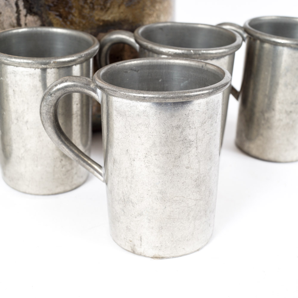 Antique Reed & Barton Silver Soldered Water Pitcher from the Fairmont Hotel