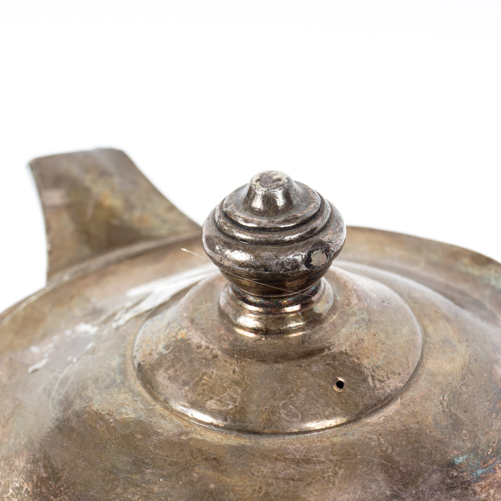 Antique Reed & Barton Silver Soldered Water Pitcher from the Fairmont Hotel