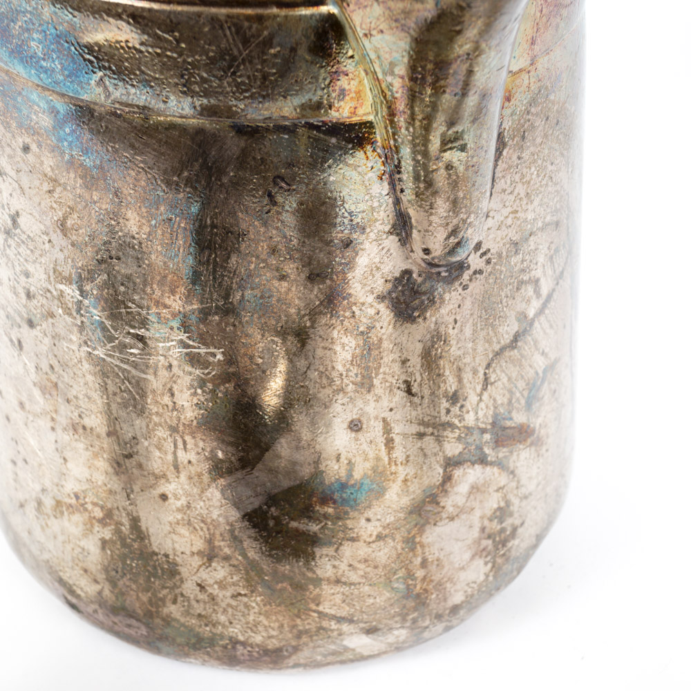 Antique Reed & Barton Silver Soldered Water Pitcher from the Fairmont Hotel