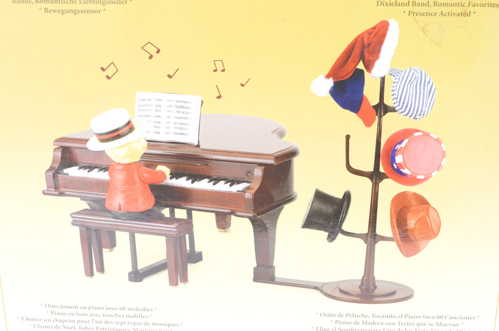 "Teddy Takes Requests" Animated Toy Piano