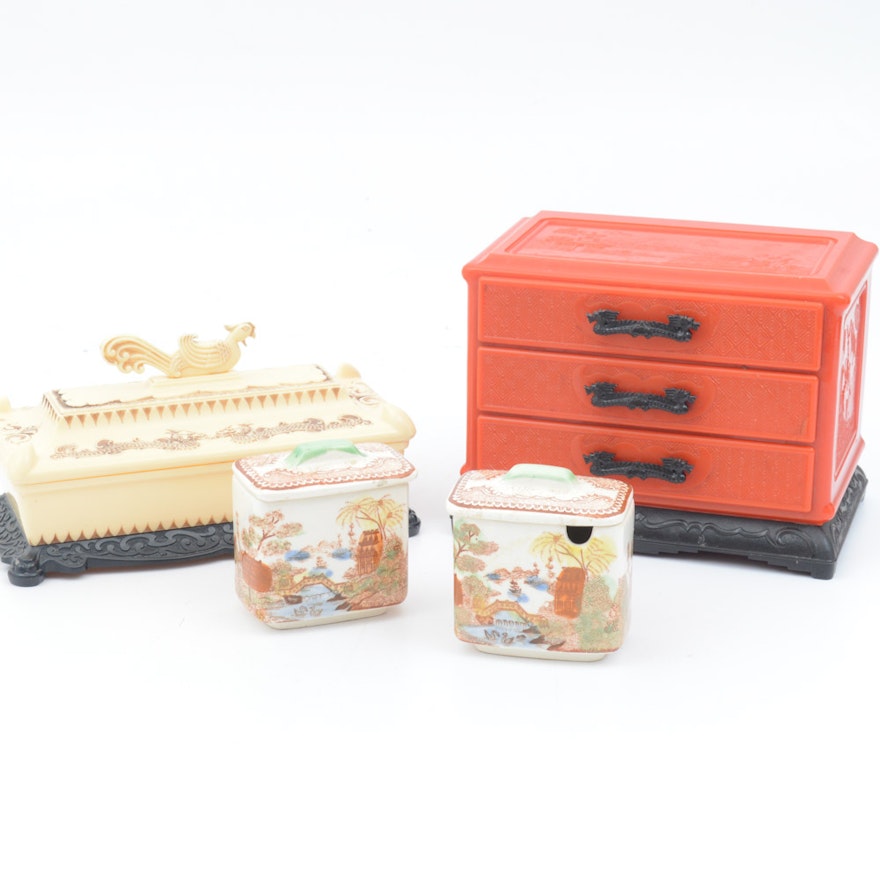Vintage Asian Decorative Boxes