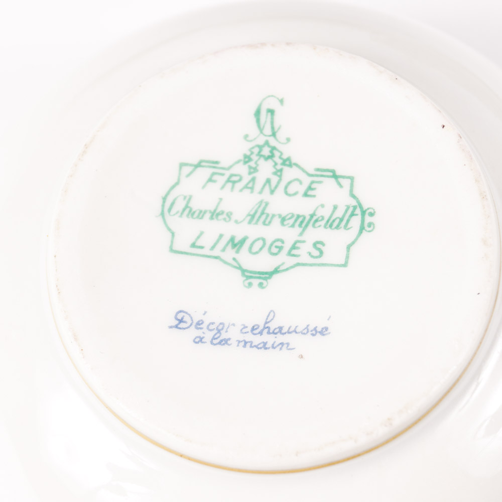Vintage Charles Ahrenfeldt Limoges Porcelain Tableware