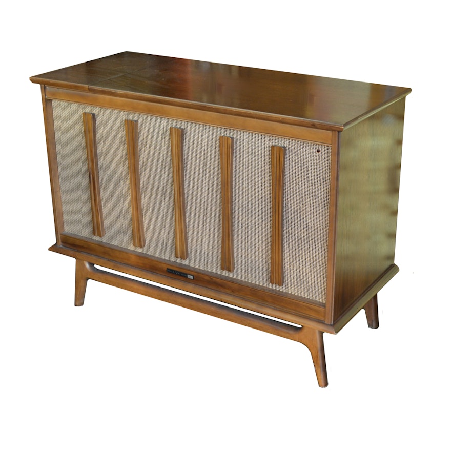 Mid-Century RCA Victor Console Stereo Cabinet