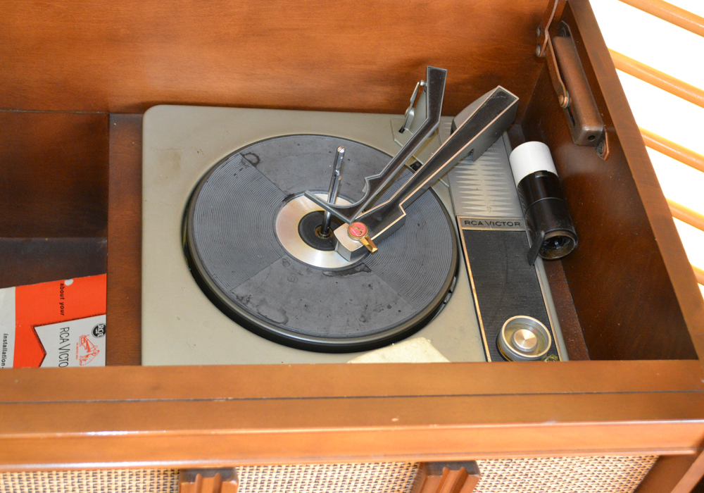 Mid-Century RCA Victor Console Stereo Cabinet