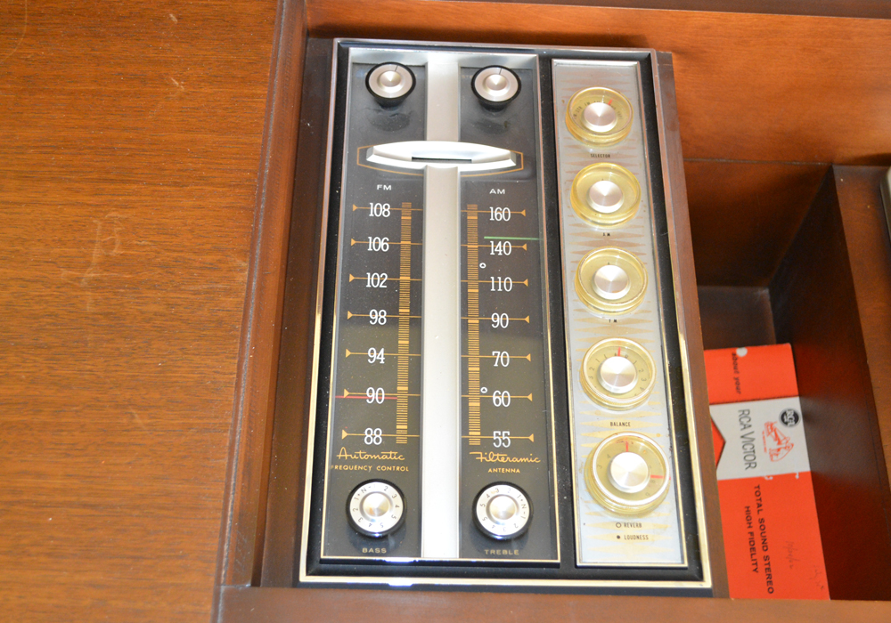 Mid-Century RCA Victor Console Stereo Cabinet