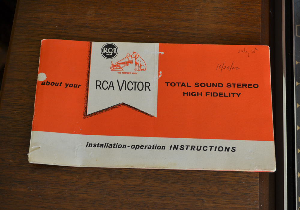 Mid-Century RCA Victor Console Stereo Cabinet