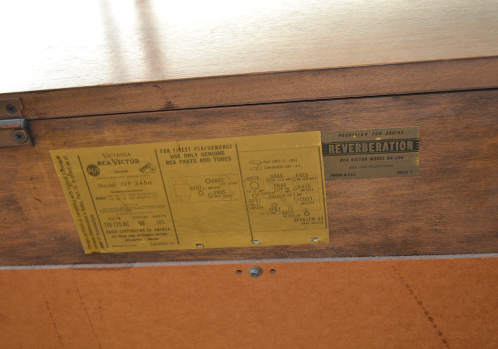 Mid-Century RCA Victor Console Stereo Cabinet