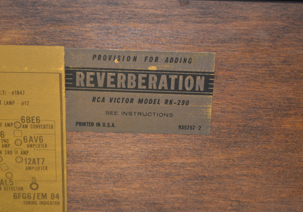 Mid-Century RCA Victor Console Stereo Cabinet