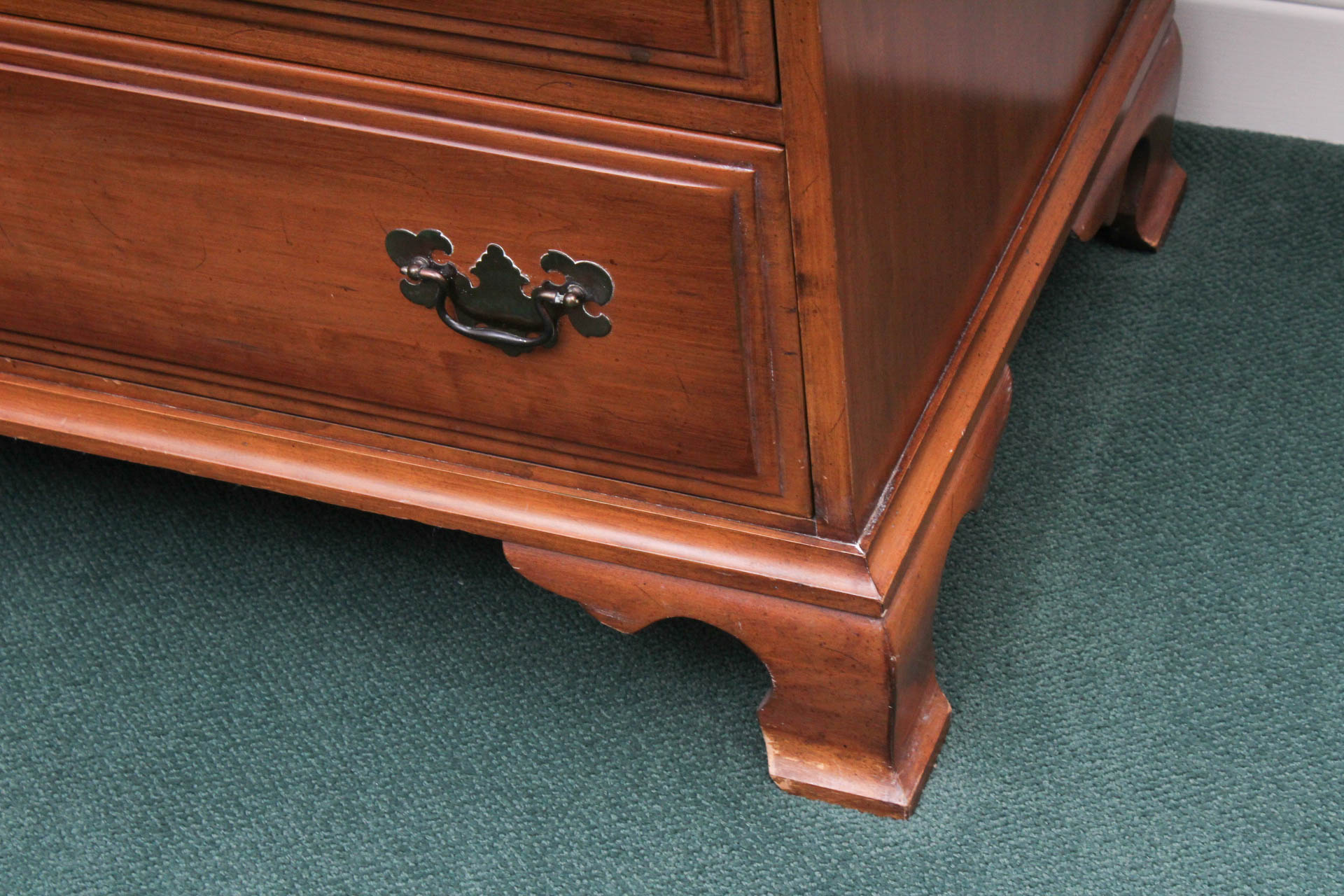 Vintage Cherry Wood Dresser by Davis Cabinet Company