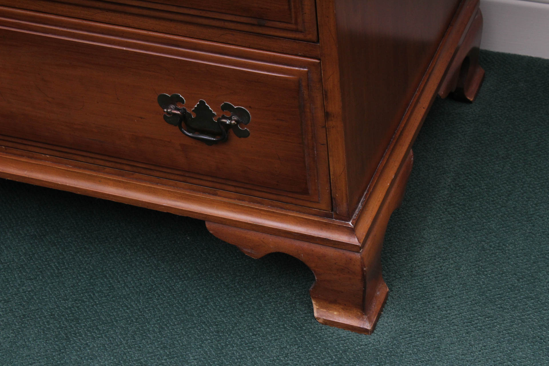Vintage Cherry Wood Dresser by Davis Cabinet Company