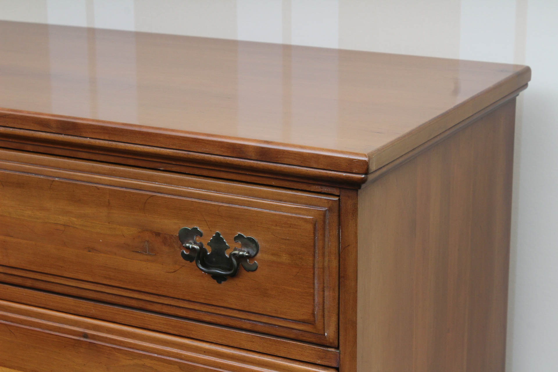 Vintage Cherry Wood Dresser by Davis Cabinet Company