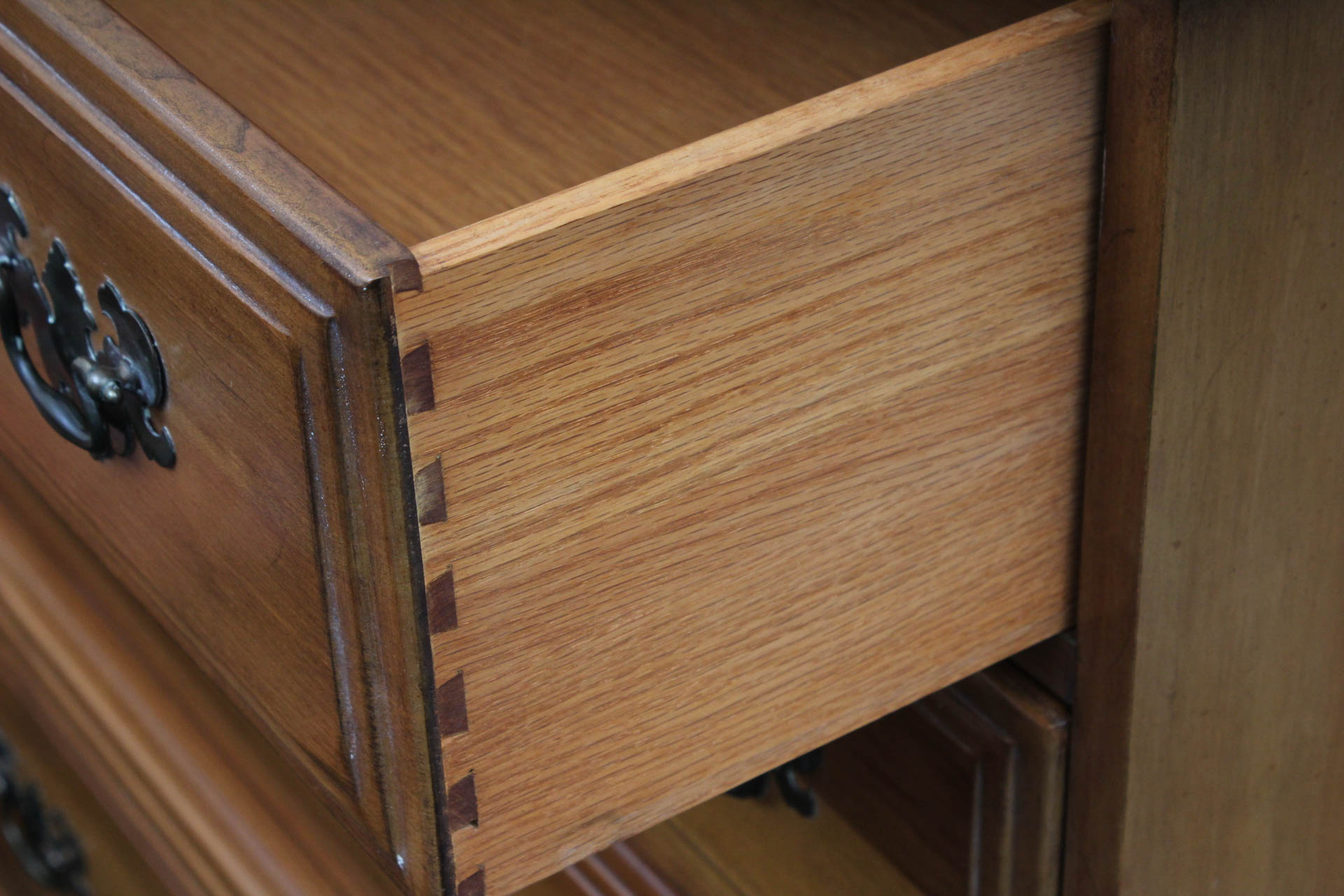 Vintage Cherry Wood Dresser by Davis Cabinet Company