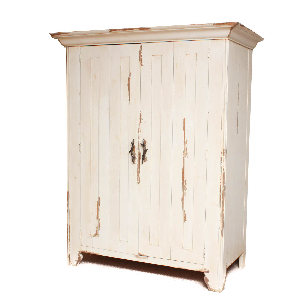 Romweber Distressed Wooden Entertainment Armoire