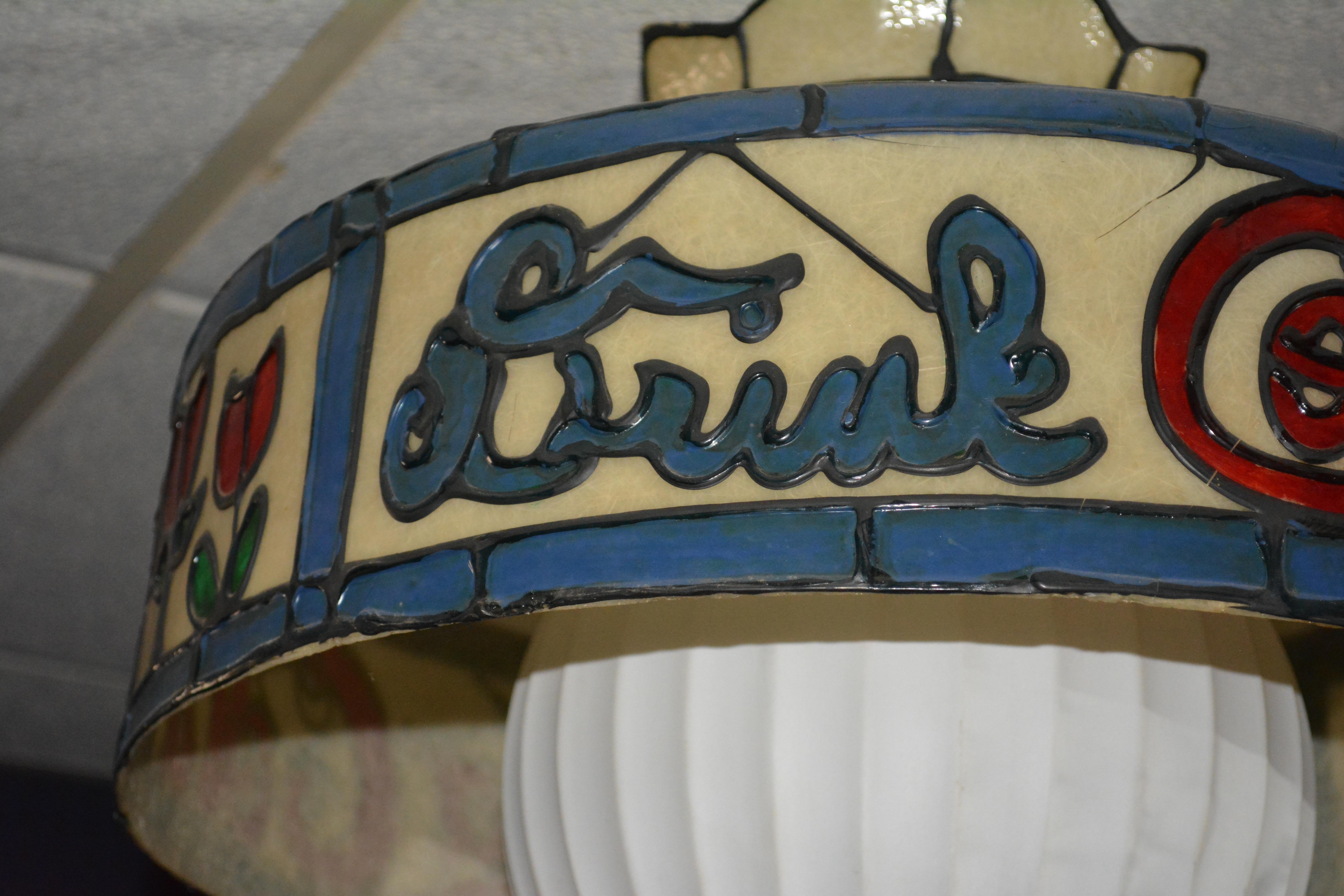 "Drink Coca-Cola" Ceiling Light Fixture