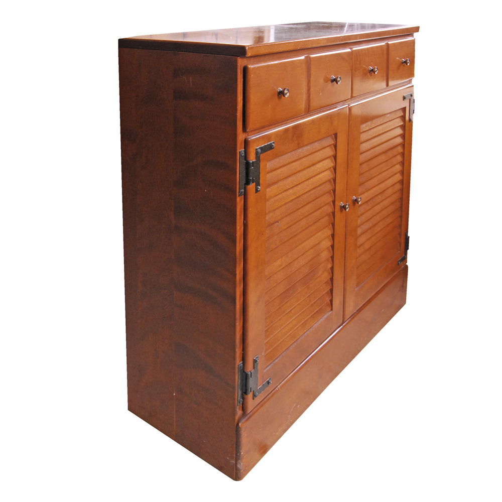 Vintage "Baumritter" Maple Cabinet by Ethan Allen