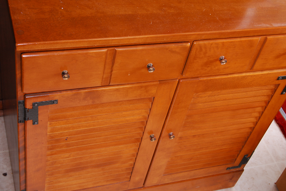 Vintage "Baumritter" Maple Cabinet by Ethan Allen