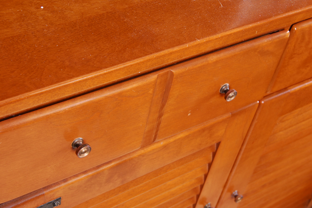 Vintage "Baumritter" Maple Cabinet by Ethan Allen