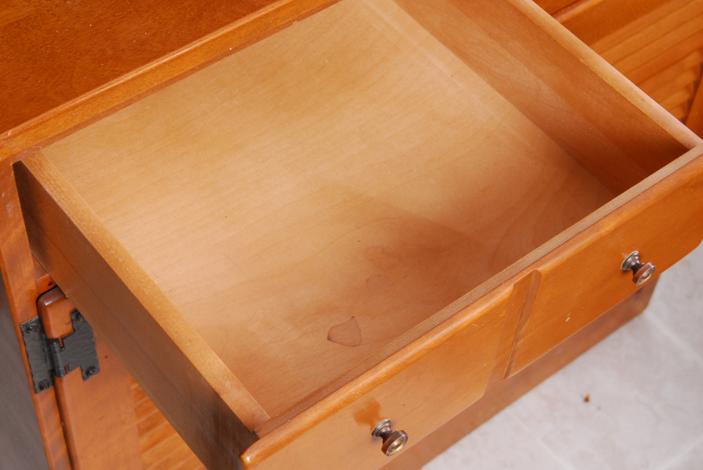 Vintage "Baumritter" Maple Cabinet by Ethan Allen