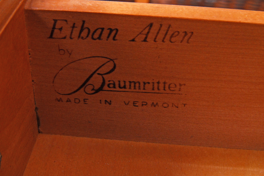 Vintage "Baumritter" Maple Cabinet by Ethan Allen