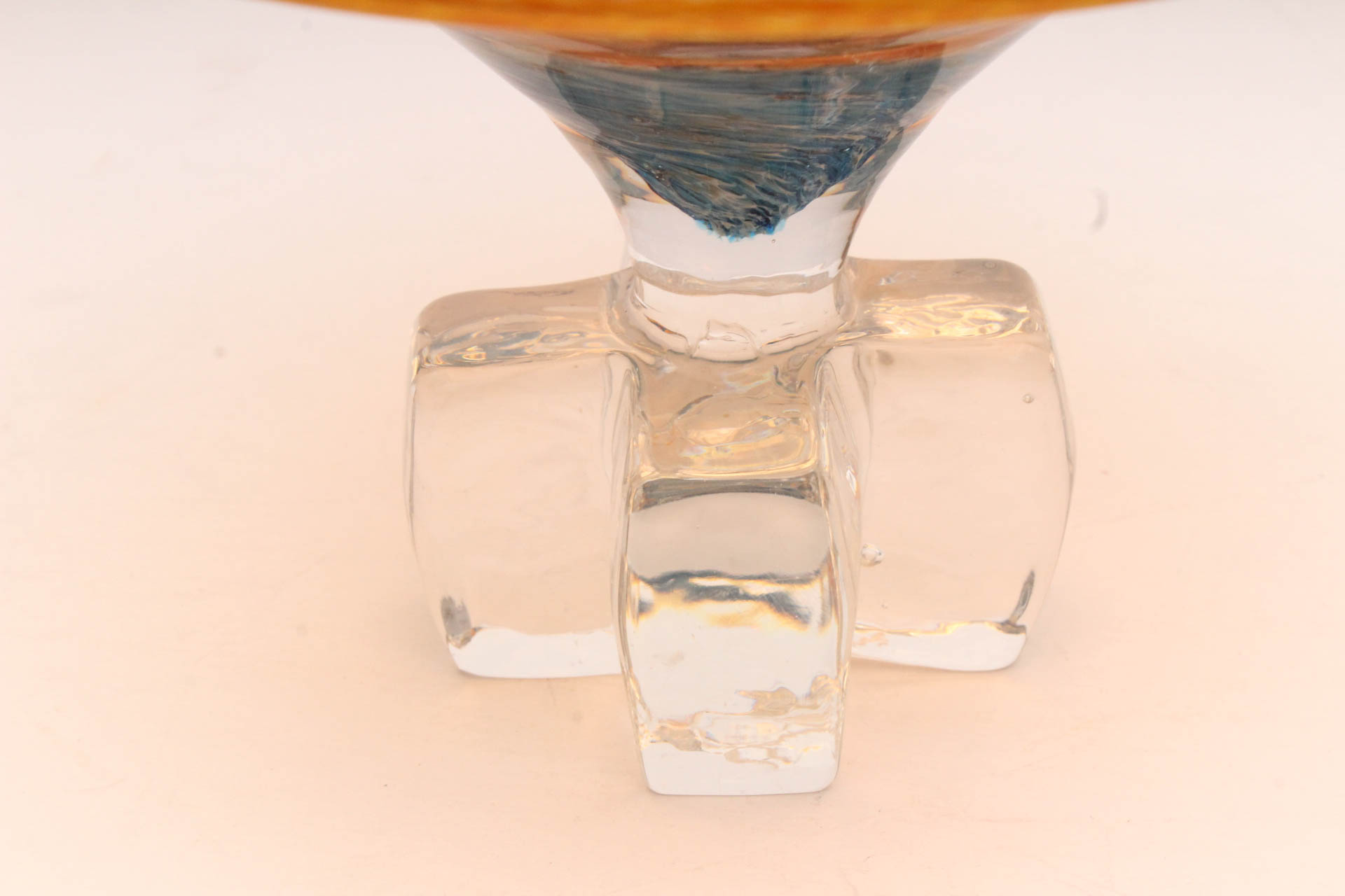 Henry Levine Art Glass Compote