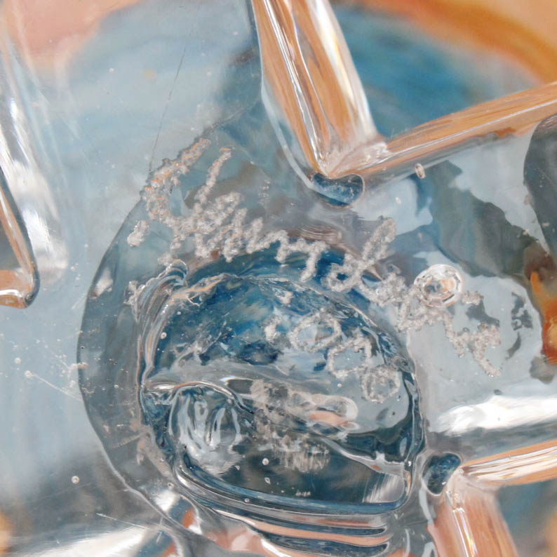 Henry Levine Art Glass Compote