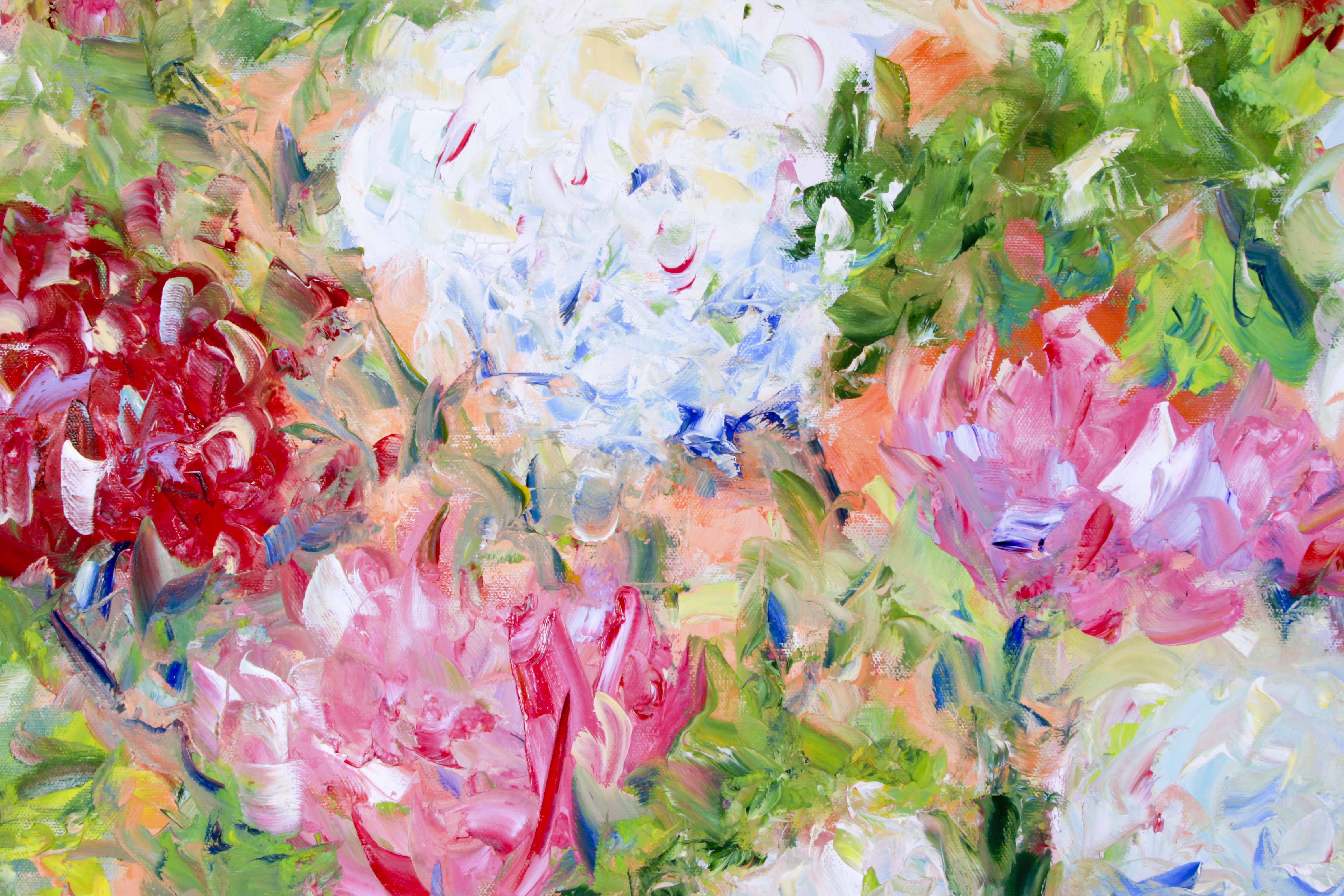 Karen Rolfes Signed Original Oil Painting "Happiness Is"